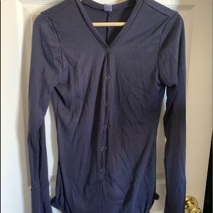 Navy blue bodysuit